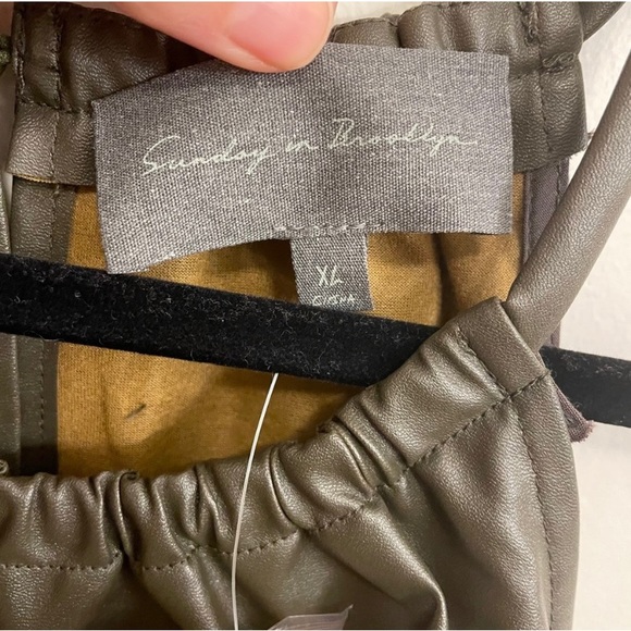 Anthropology | NWT!! Safya Faux Leather Tank - Picture 10 of 11